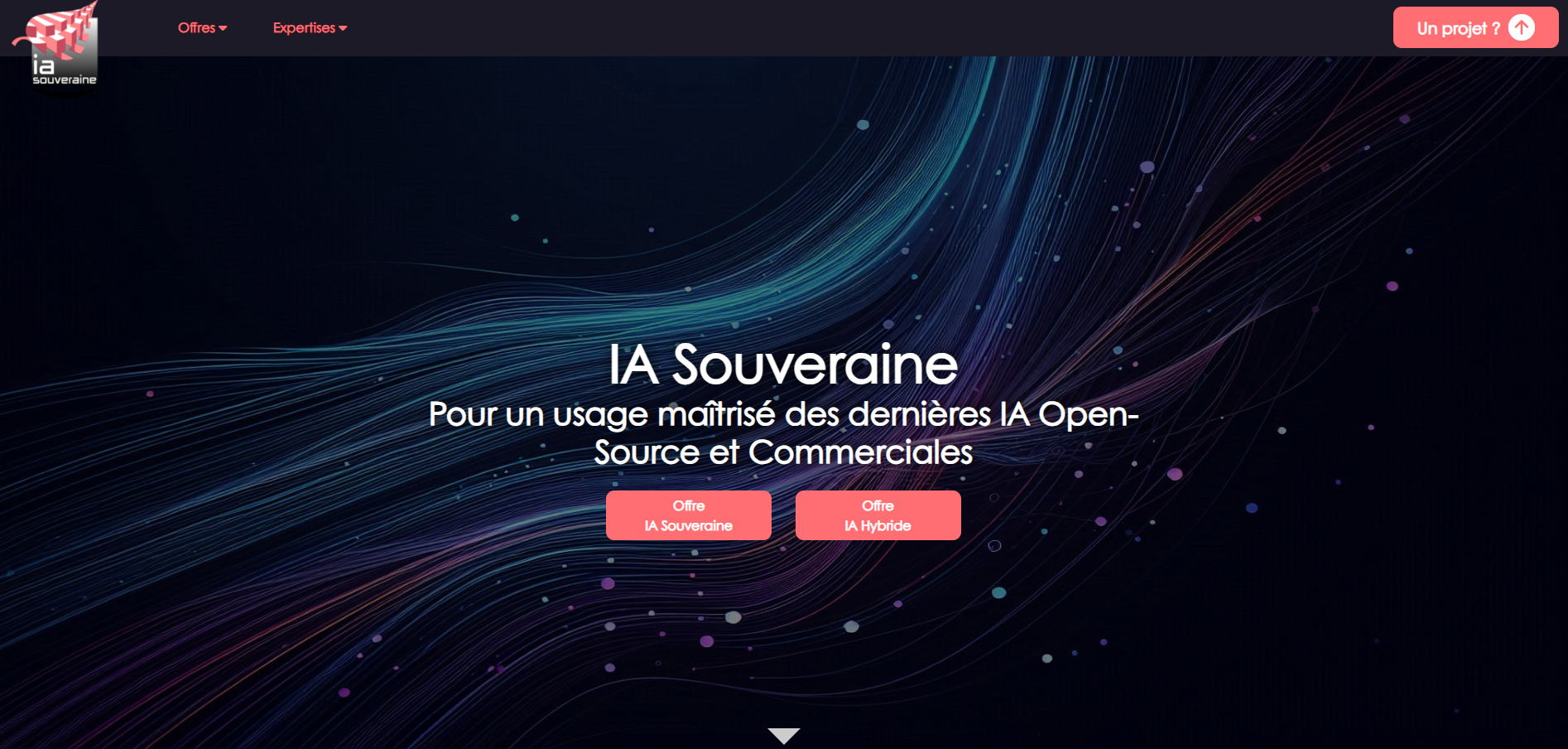 Page d'accueil de ia-souveraine